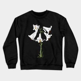 Lilac flowers illustrarion Crewneck Sweatshirt